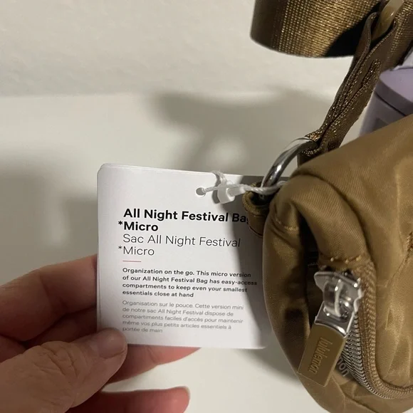 Lululemon All Night Festival Bag Micro NWT One Size - Picture 2 of 9